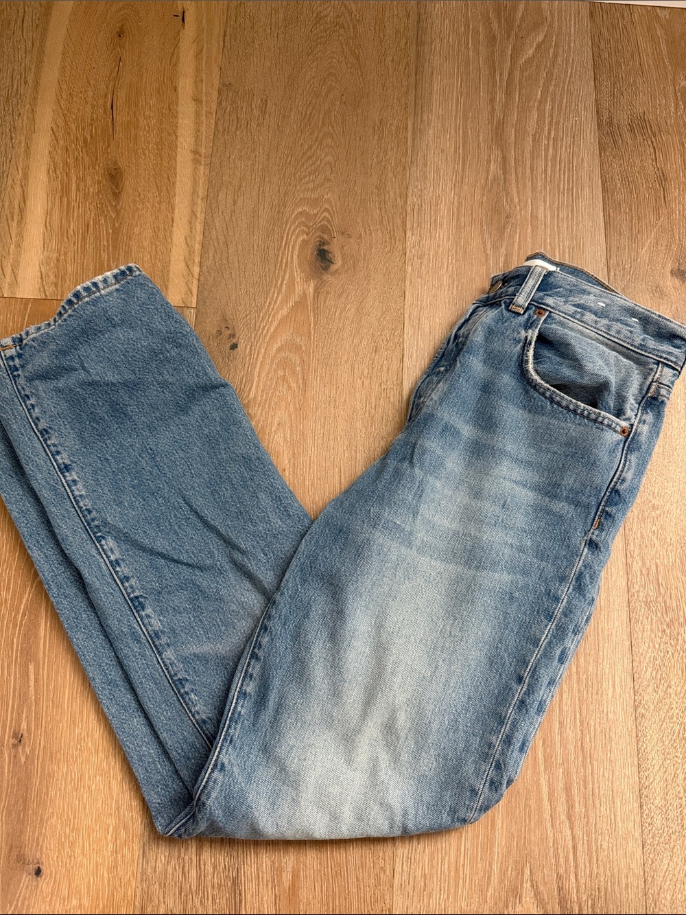 Madewell Light Blue Straight Leg Jeans